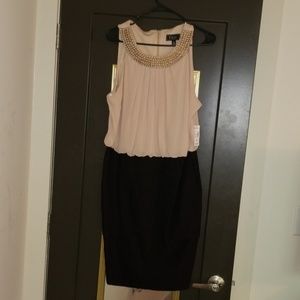 Dress Barn two tone bandage skirt dress NWT